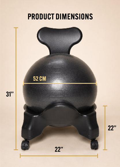Dr. SitWell™ Active Sitting Ball Chair